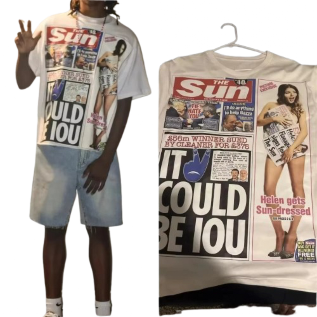News Paper Graphic Tee