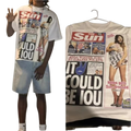 News Paper Graphic Tee