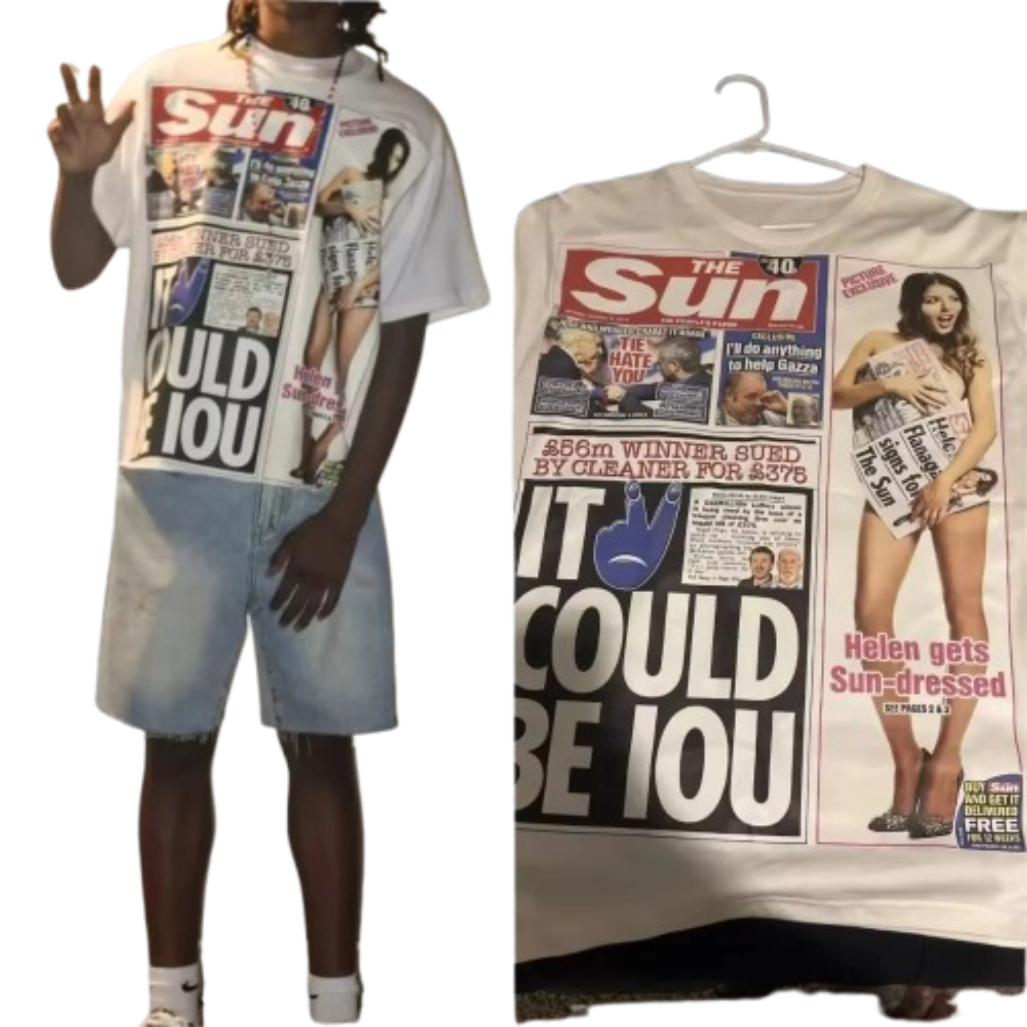 News Paper Graphic Tee