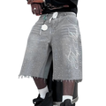 Denim Shorts Rhinestone