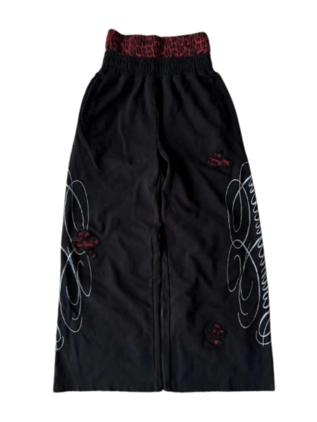 Double Waisted Causal Sweatpants Leopard Print