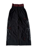 Double Waisted Causal Sweatpants Leopard Print