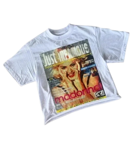 Oversized Newspaper Graphic Tee
