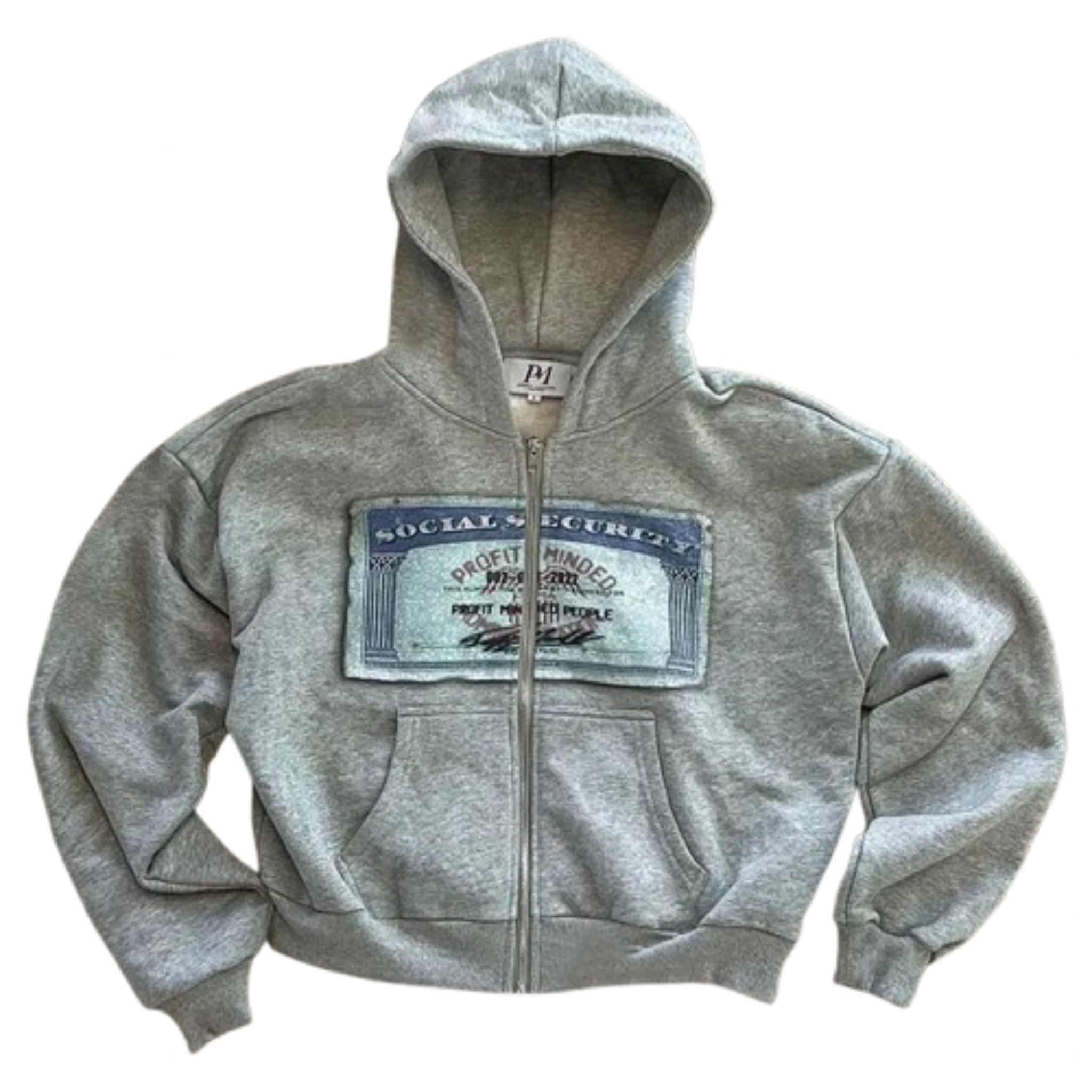 Social Security Zip Up Hoodie