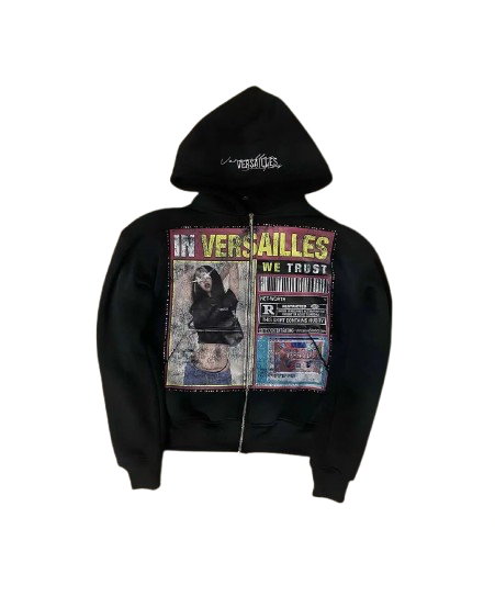 We Trust Zip Up Hoodie