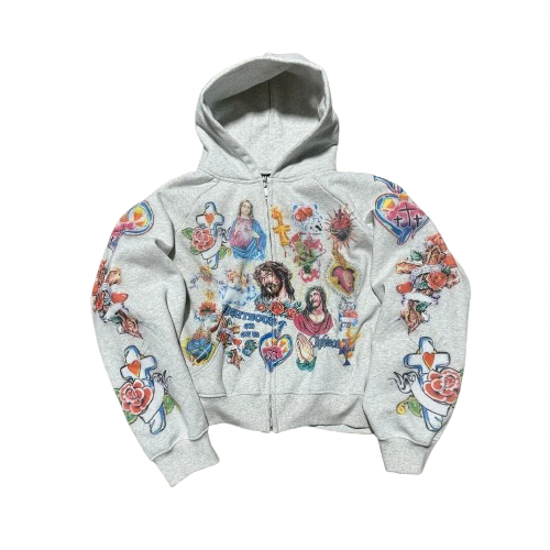 Jesus Zip Up Hoodie