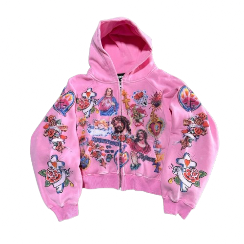 Jesus Zip Up Hoodie