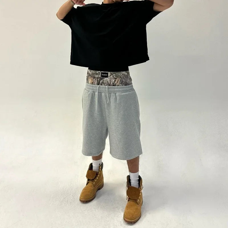 Double Waisted (Camo) Shorts