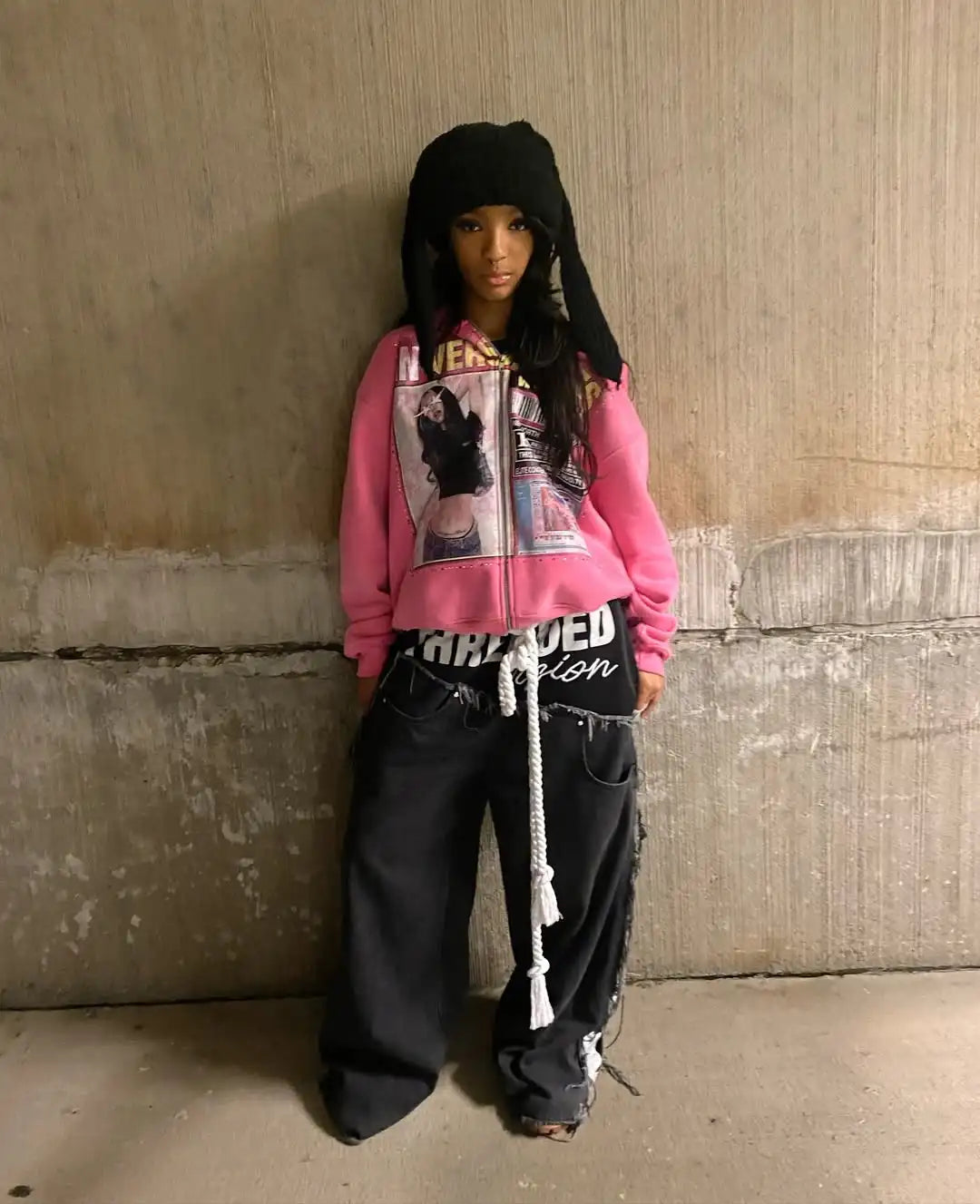 We Trust Zip Up Hoodie